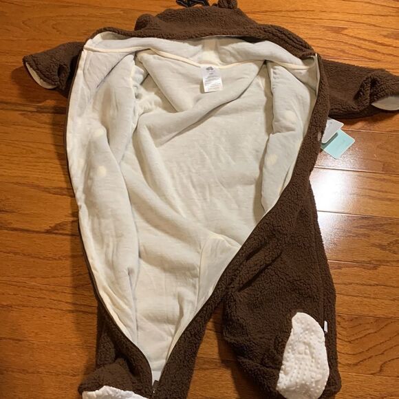 Just Born Size 12 months Reindeer brown costume/onsie - Picture 3 of 8